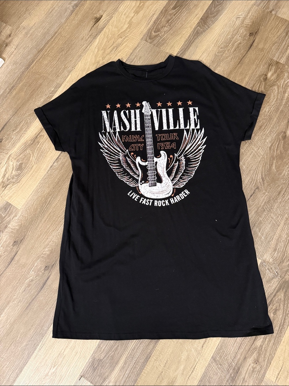 Nashville Graphic Black Women’s Dress